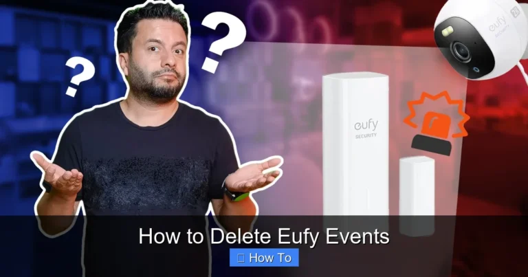 How to Delete Eufy Events