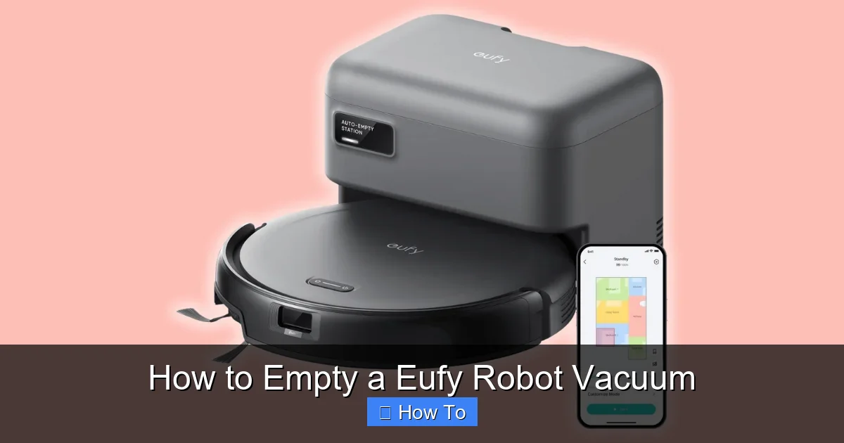 How to Empty a Eufy Robot Vacuum