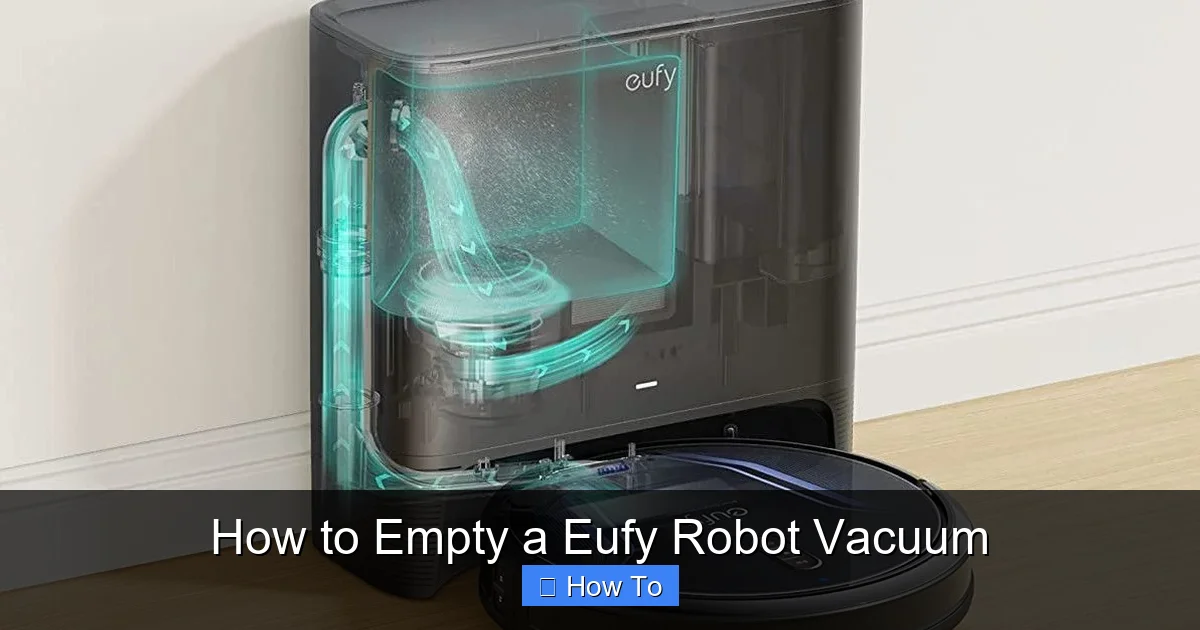 How to Empty a Eufy Robot Vacuum