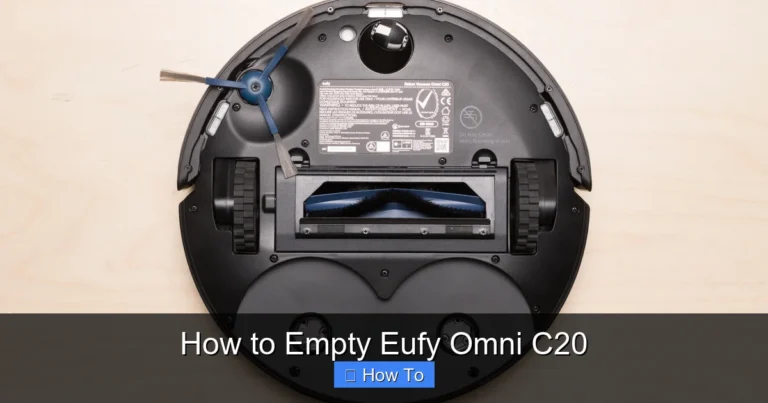 How to Empty Eufy Omni C20