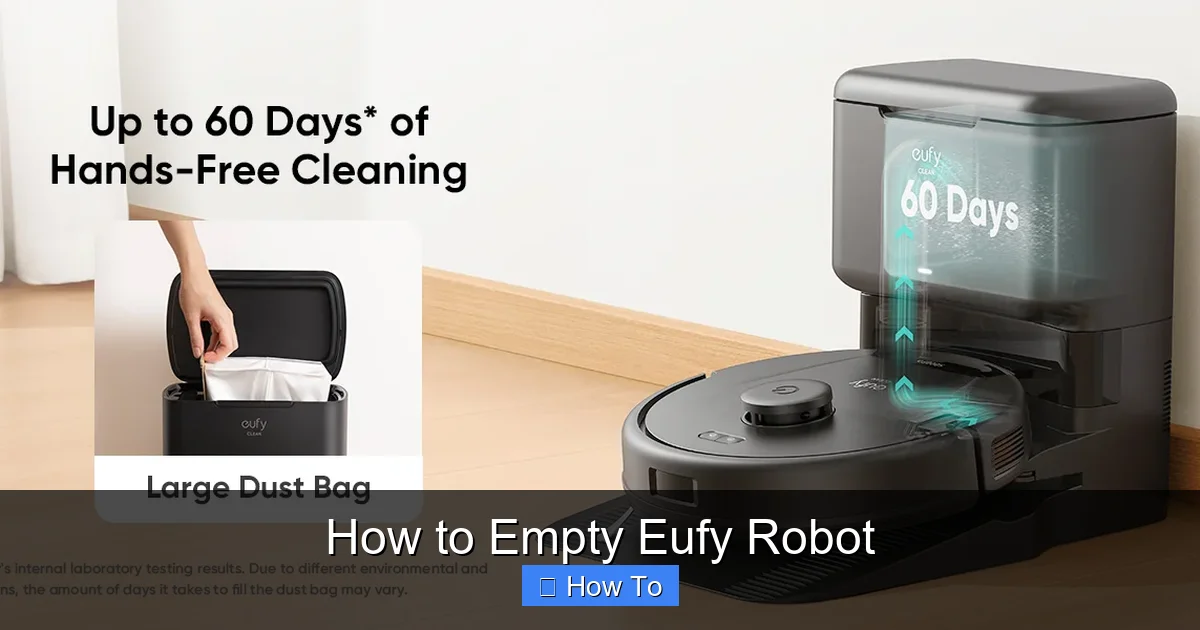 How to Empty Eufy Robot