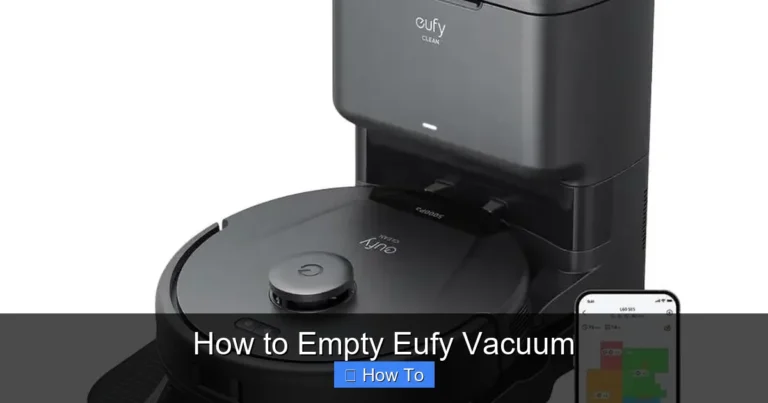 How to Empty Eufy Vacuum