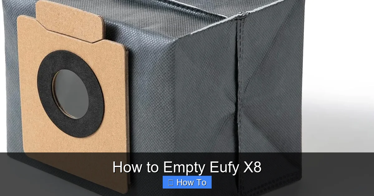 How to Empty Eufy X8