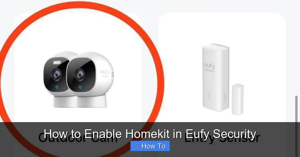 How to Enable Homekit in Eufy Security