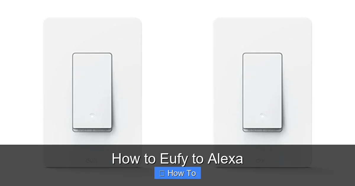 How to Eufy to Alexa