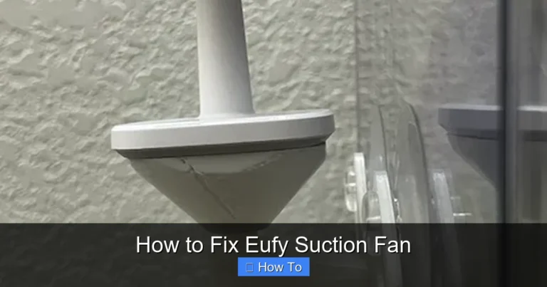 How to Fix Eufy Suction Fan