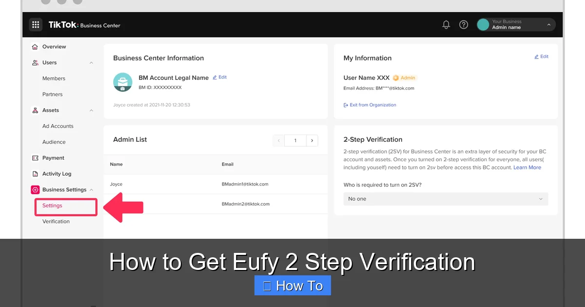 How to Get Eufy 2 Step Verification