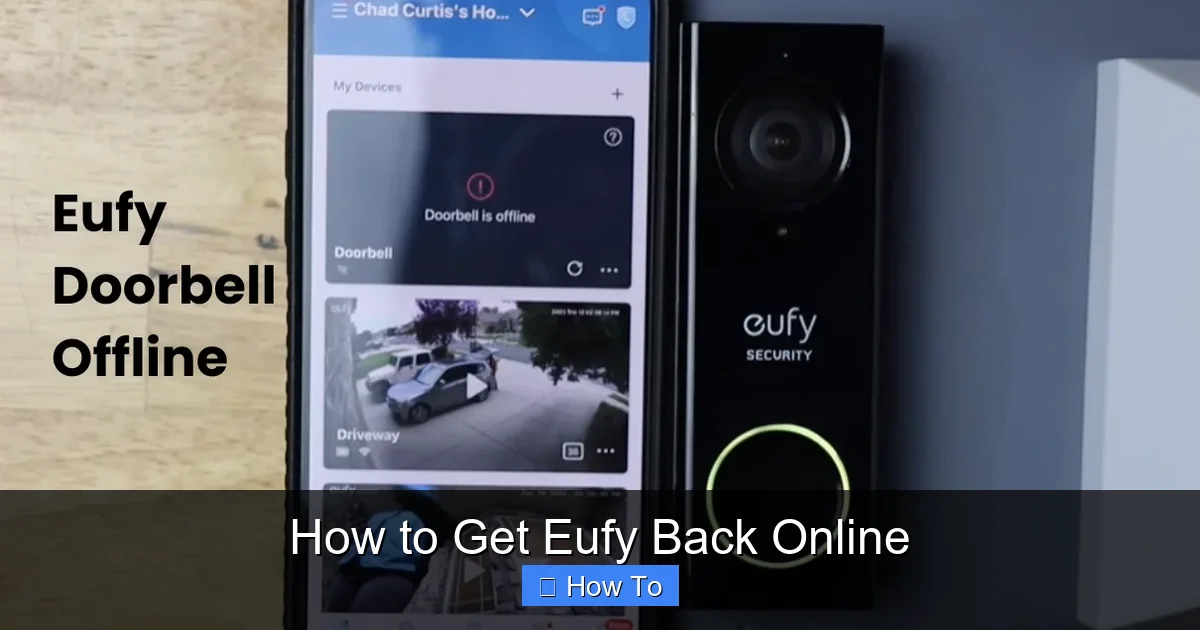 How to Get Eufy Back Online