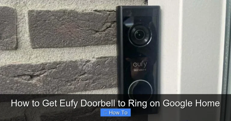 How to Get Eufy Doorbell to Ring on Google Home
