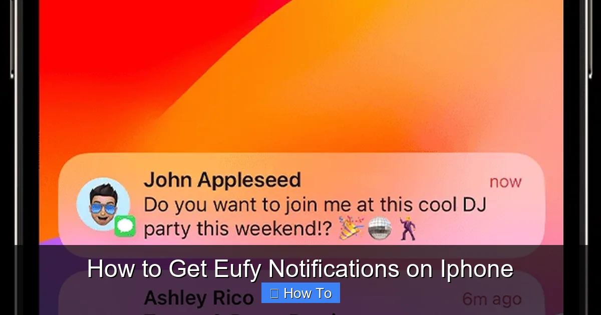How to Get Eufy Notifications on Iphone