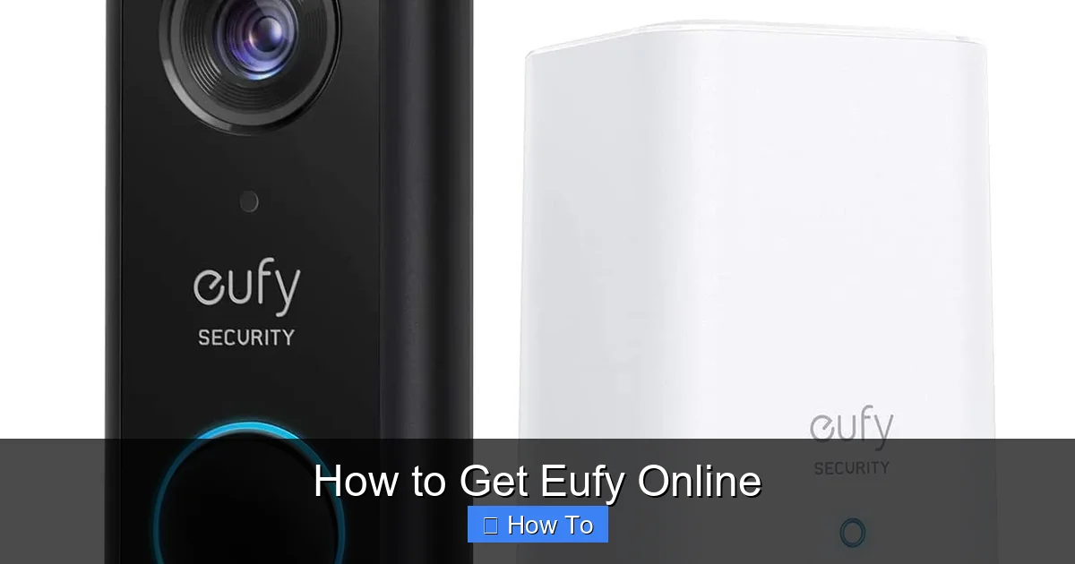 How to Get Eufy Online