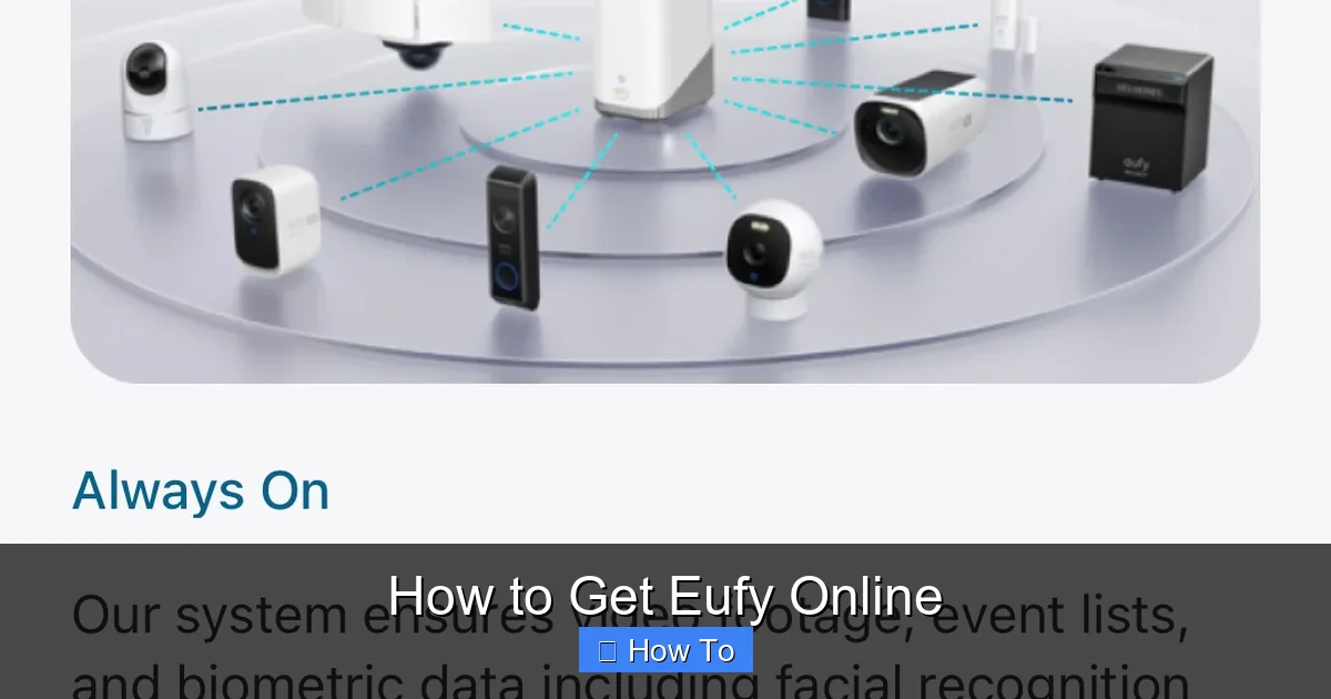 How to Get Eufy Online