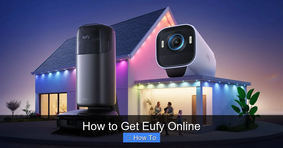 How to Get Eufy Online
