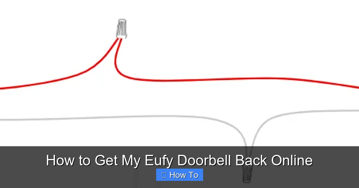 How to Get My Eufy Doorbell Back Online