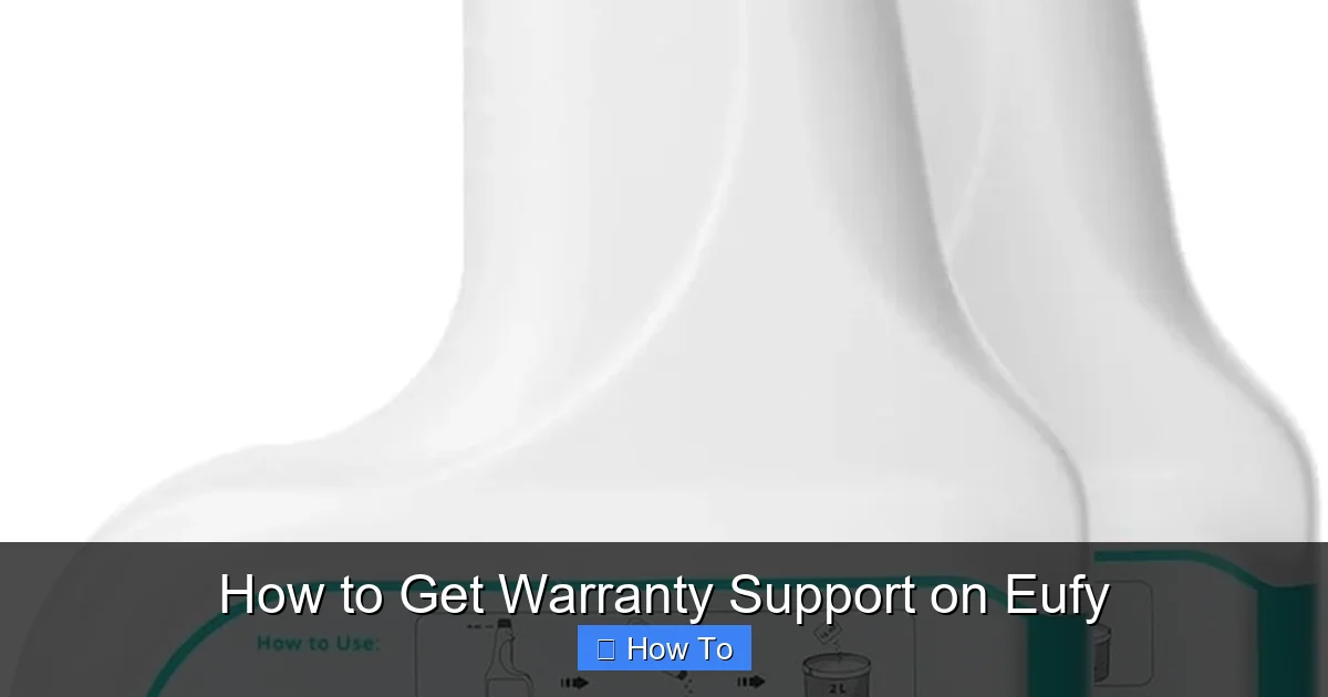 How to Get Warranty Support on Eufy