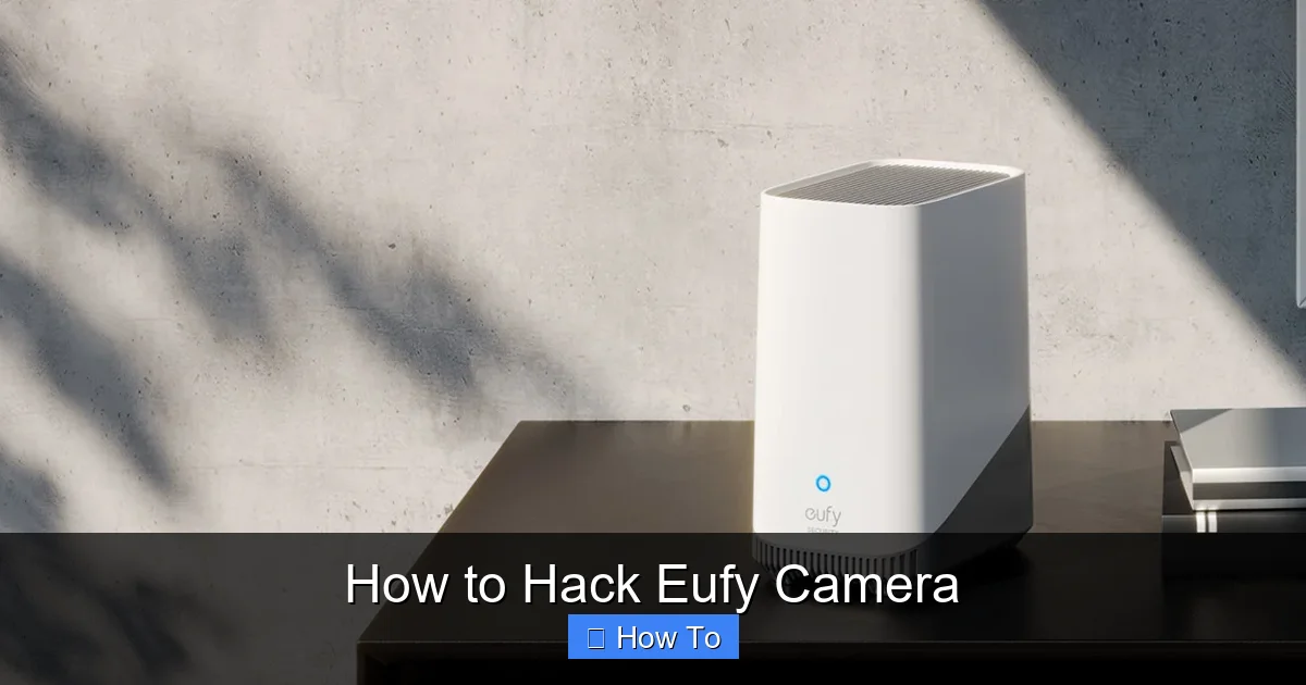 How to Hack Eufy Camera