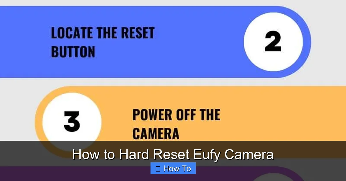How to Hard Reset Eufy Camera