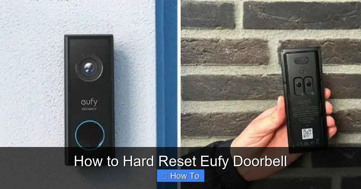 How to Hard Reset Eufy Doorbell
