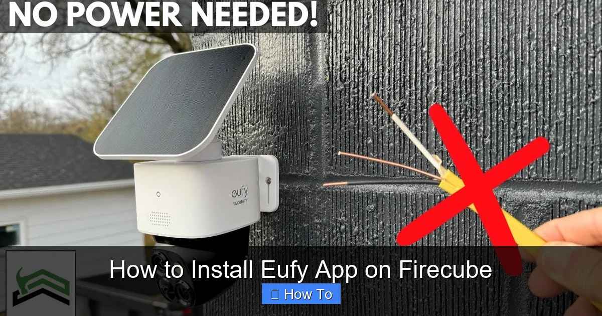 How to Install Eufy App on Firecube