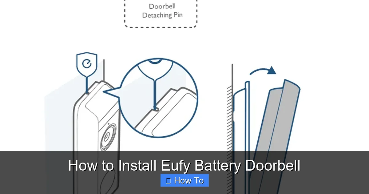 How to Install Eufy Battery Doorbell