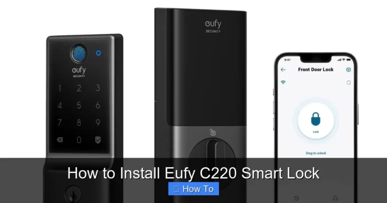 How to Install Eufy C220 Smart Lock