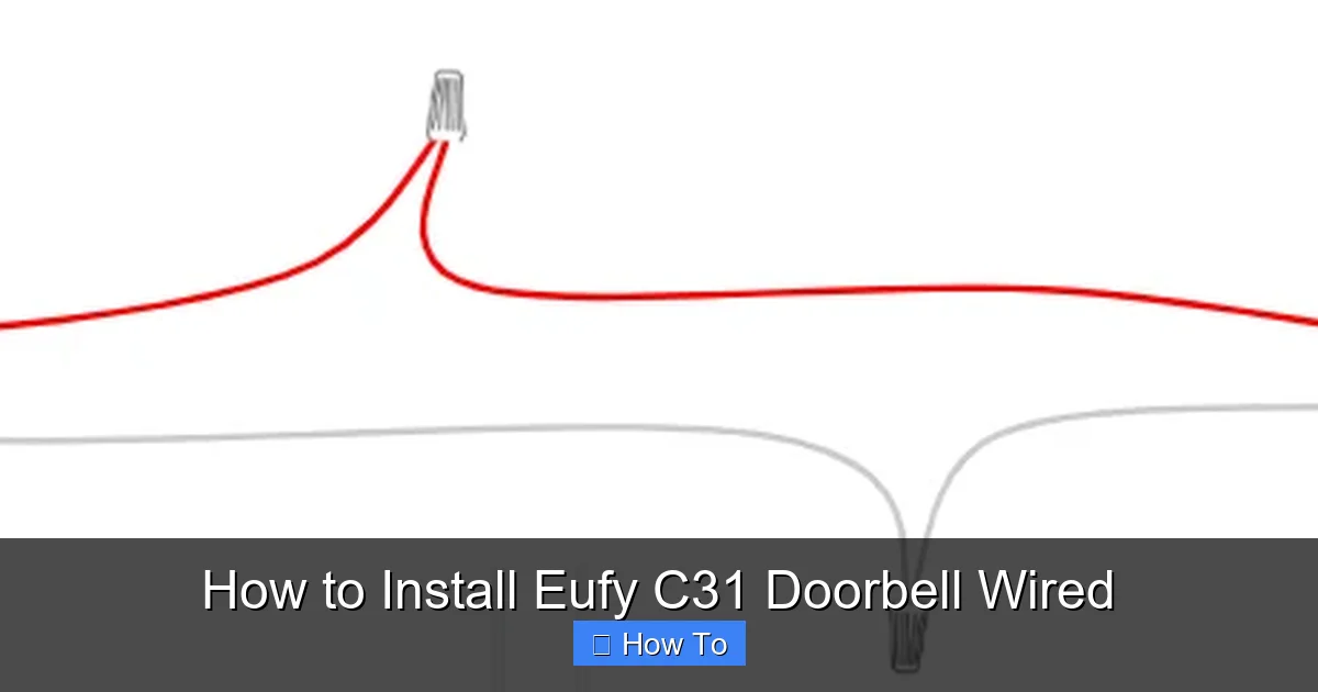 How to Install Eufy C31 Doorbell Wired
