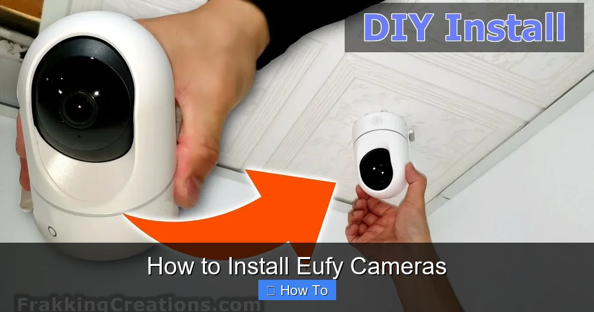 How to Install Eufy Cameras