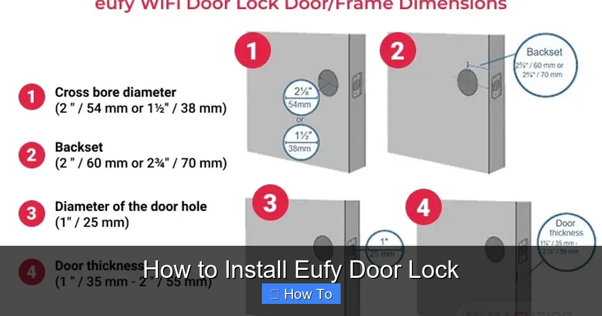 How to Install Eufy Door Lock