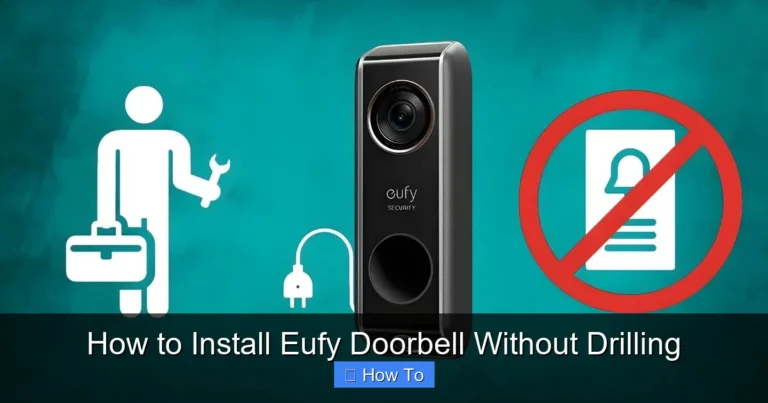 How to Install Eufy Doorbell Without Drilling