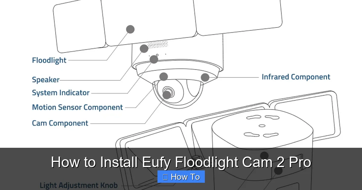 How to Install Eufy Floodlight Cam 2 Pro