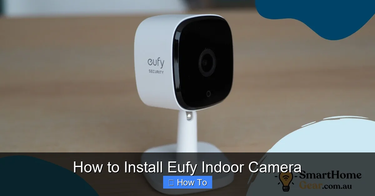 How to Install Eufy Indoor Camera