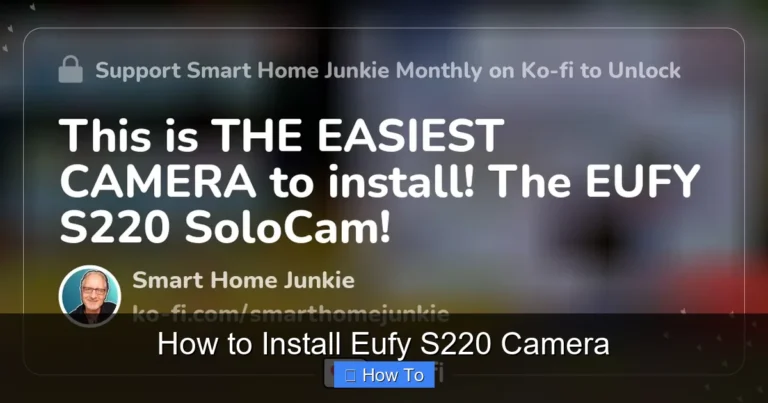 How to Install Eufy S220 Camera