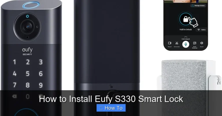 How to Install Eufy S330 Smart Lock