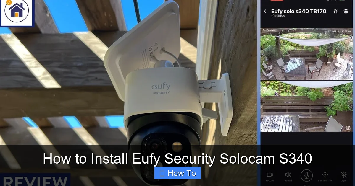 How to Install Eufy Security Solocam S340