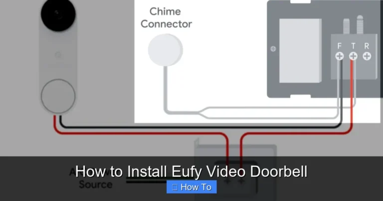 How to Install Eufy Video Doorbell