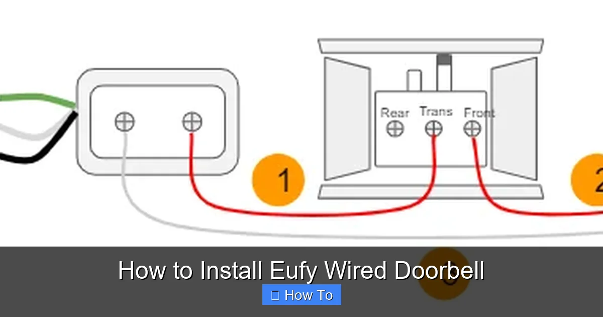 How to Install Eufy Wired Doorbell