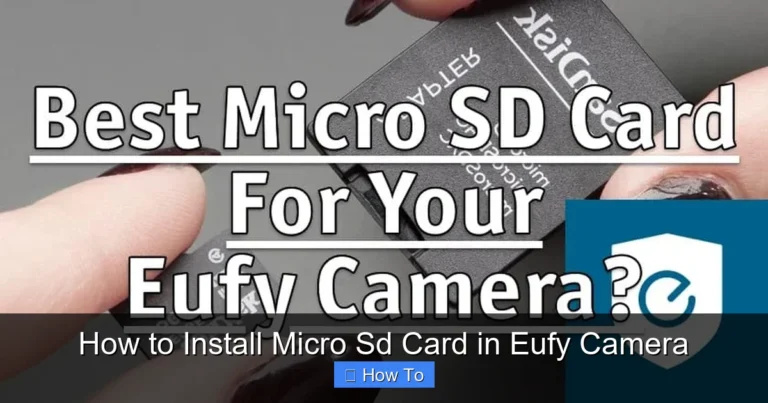 How to Install Micro Sd Card in Eufy Camera