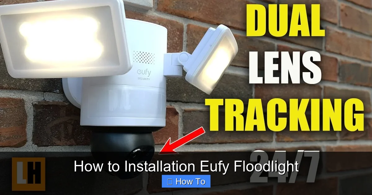 How to Installation Eufy Floodlight