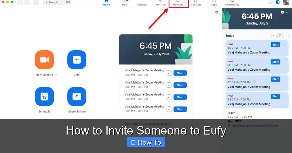 How to Invite Someone to Eufy
