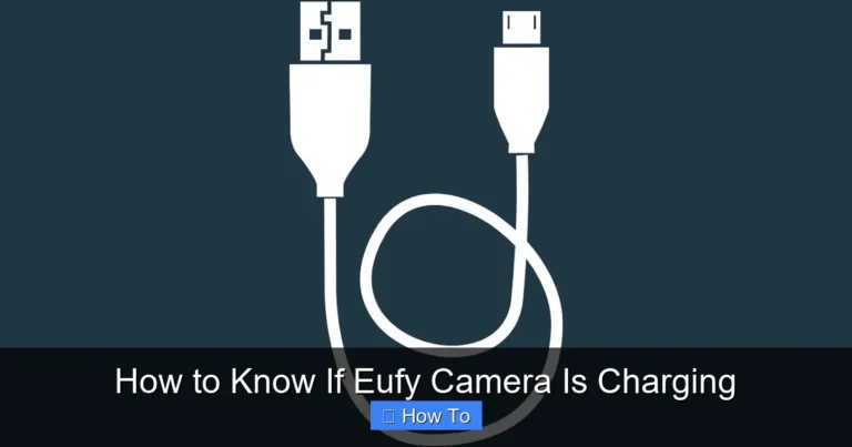How to Know If Eufy Camera Is Charging