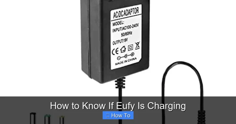 How to Know If Eufy Is Charging