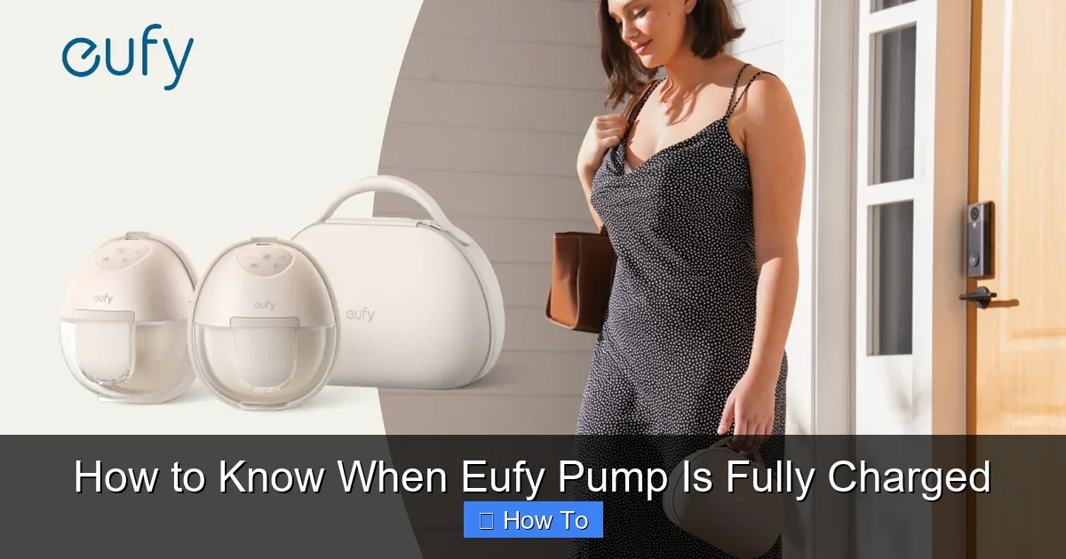 How to Know When Eufy Pump Is Fully Charged