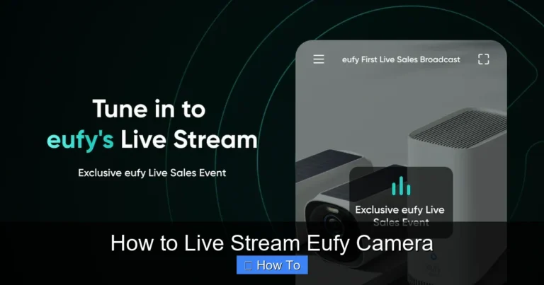 How to Live Stream Eufy Camera
