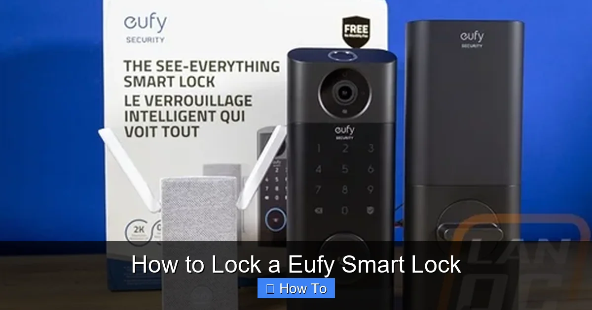 How to Lock a Eufy Smart Lock