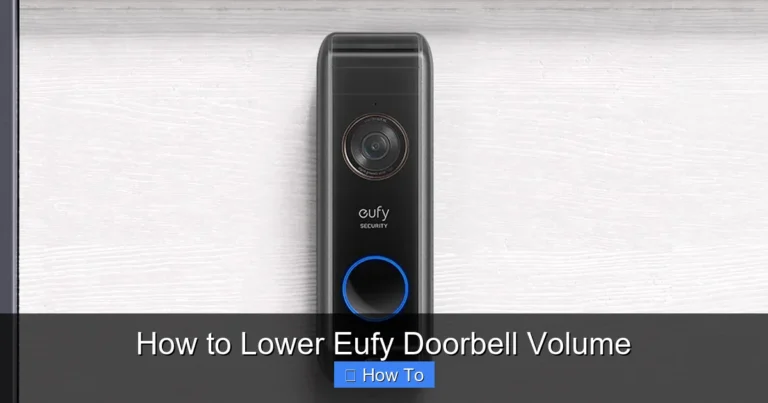 How to Lower Eufy Doorbell Volume