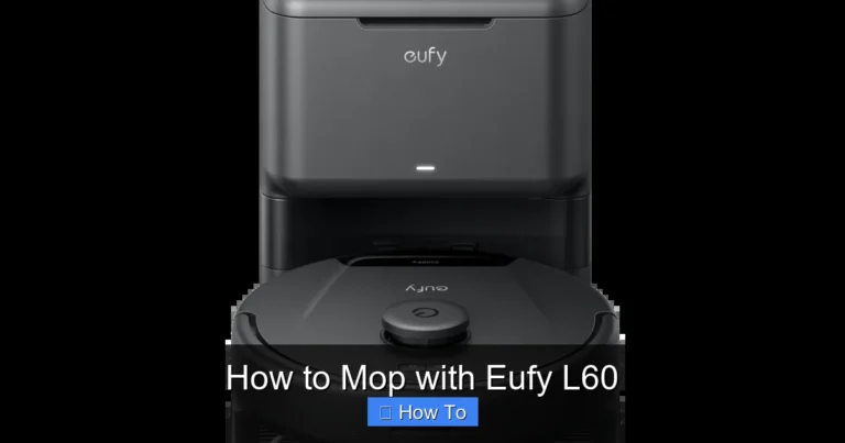 How to Mop with Eufy L60