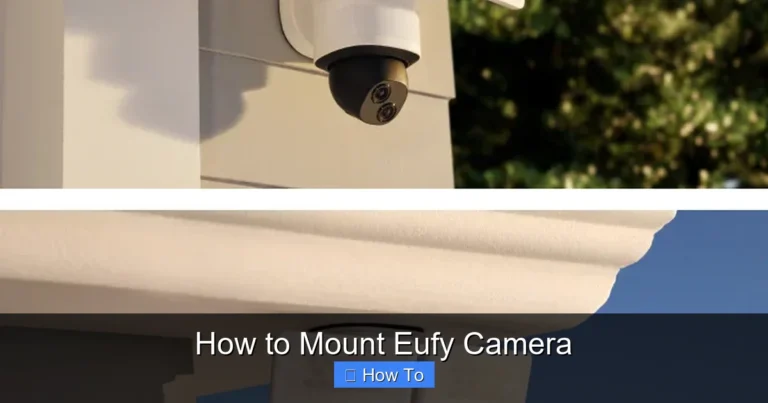 How to Mount Eufy Camera