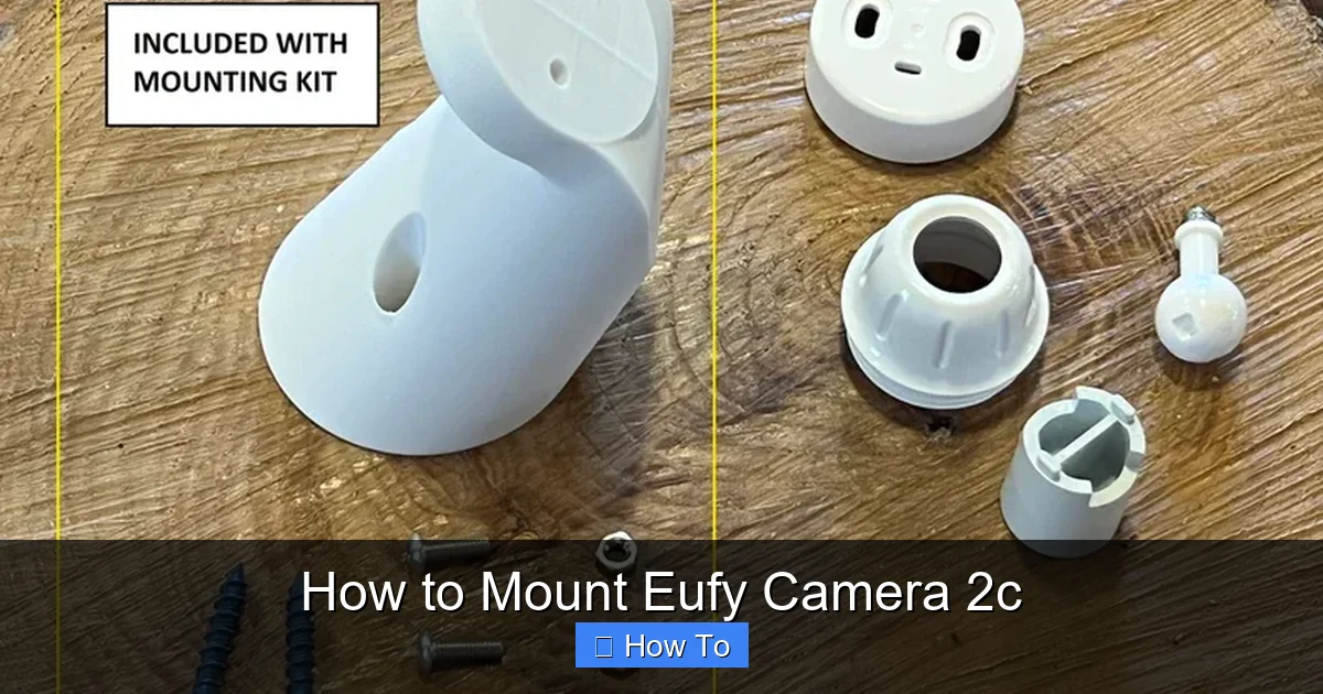 How to Mount Eufy Camera 2c