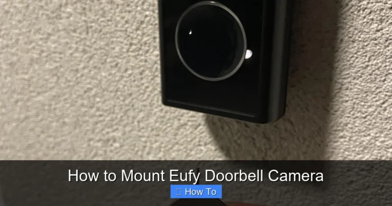 How to Mount Eufy Doorbell Camera