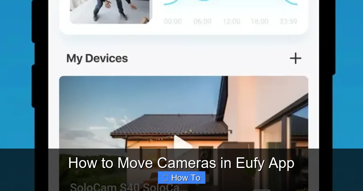 How to Move Cameras in Eufy App